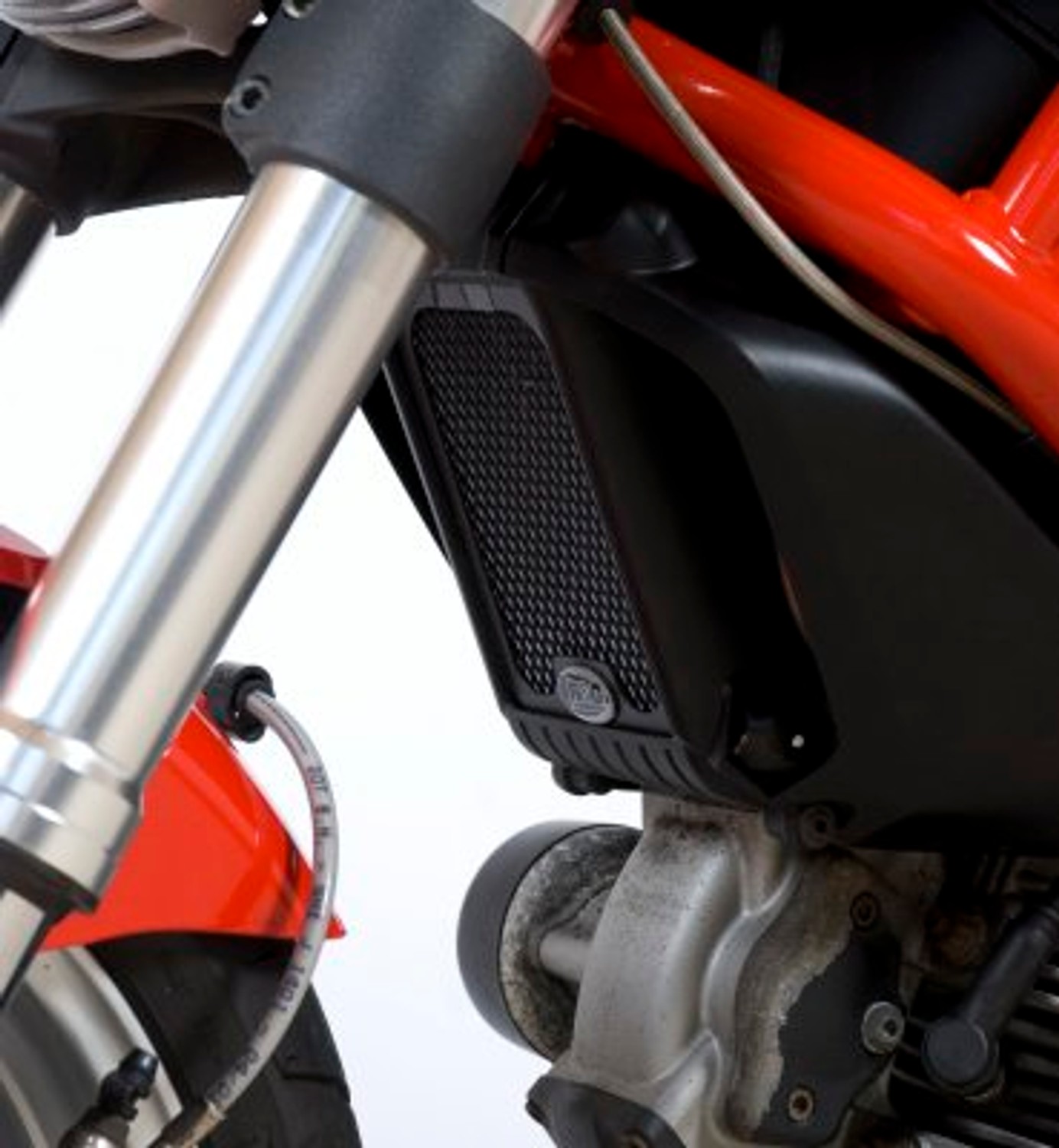 R&G Racing Oil Cooler Guard for Ducati Monster 1100 / Monster 1100S '07-'19, Monster 1100 Evo '08-'16, Monster 795 / Monster 796 '08-'15 R&G Racing Oil Cooler Guard for Ducati Monster 1100 / Monster 1100S '07-'19, Monster 1100 Evo '08-'16, Monster 795 / Monster 796 '08-'15